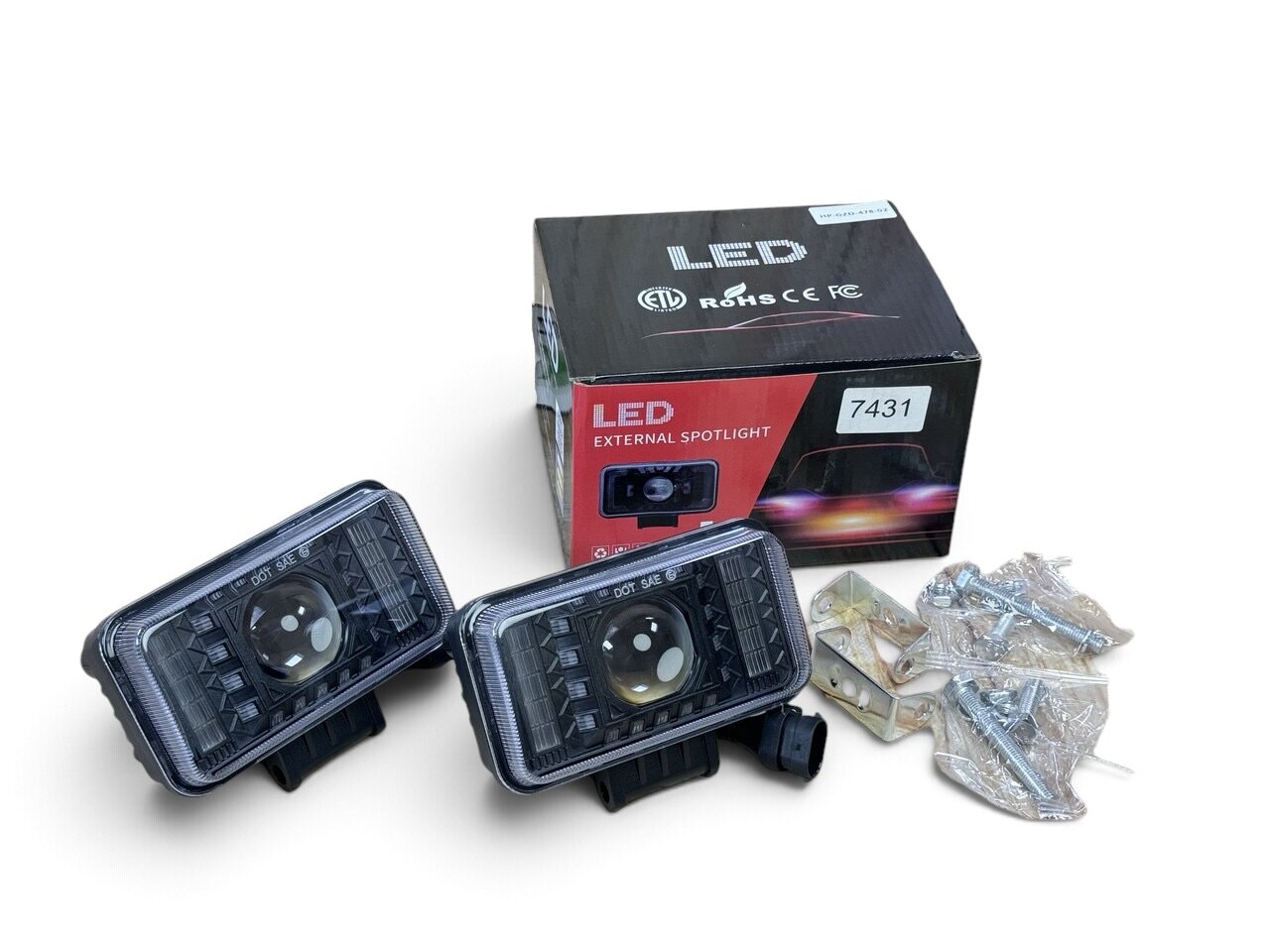 LED Фара 40Вт J 53 Ближній+ДХО (1шт)