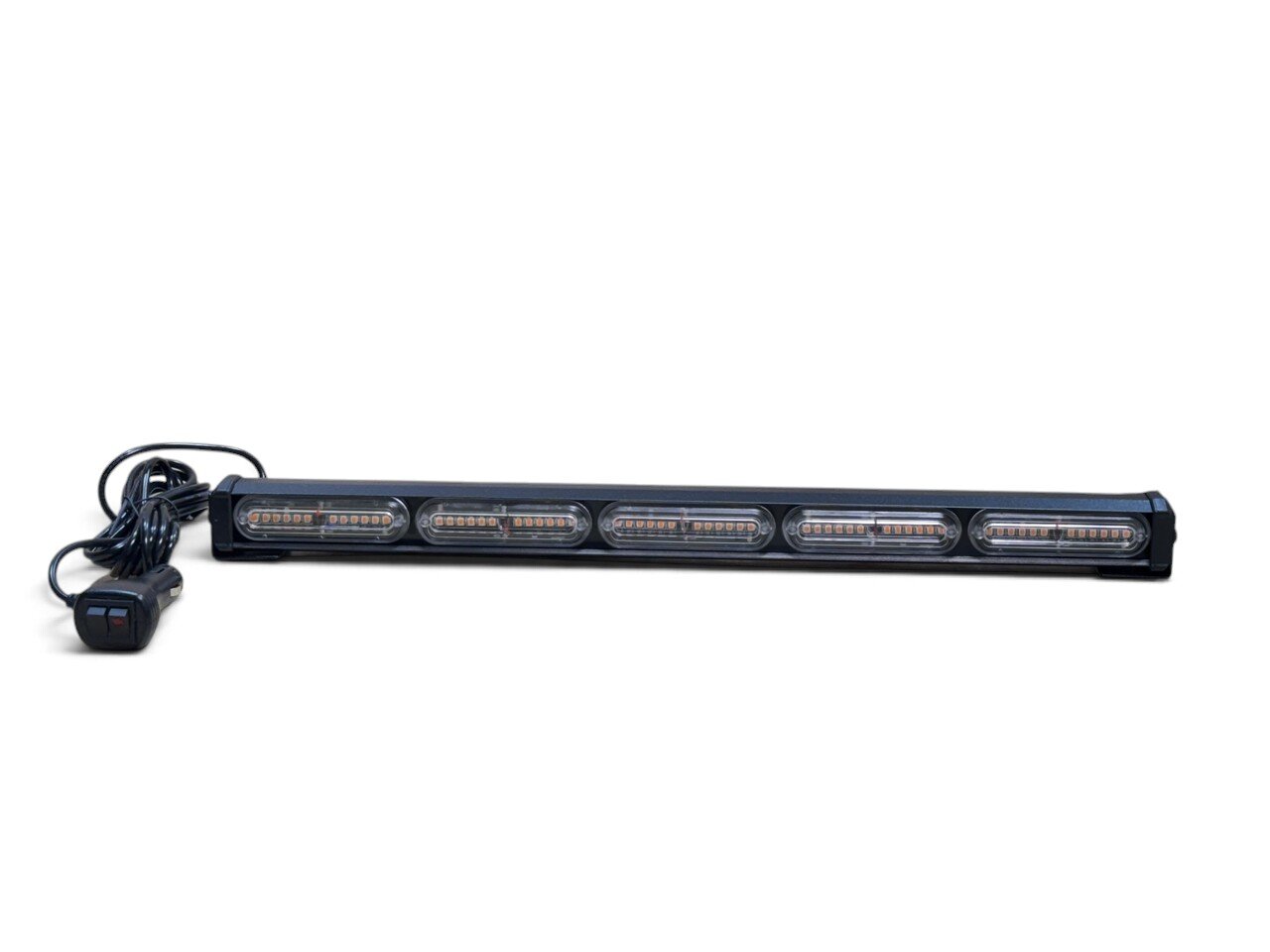 LED балка стробоскоп на дах 60W, мигалка жовте світло, прикурювач 12-24В (51см*5см*4см)