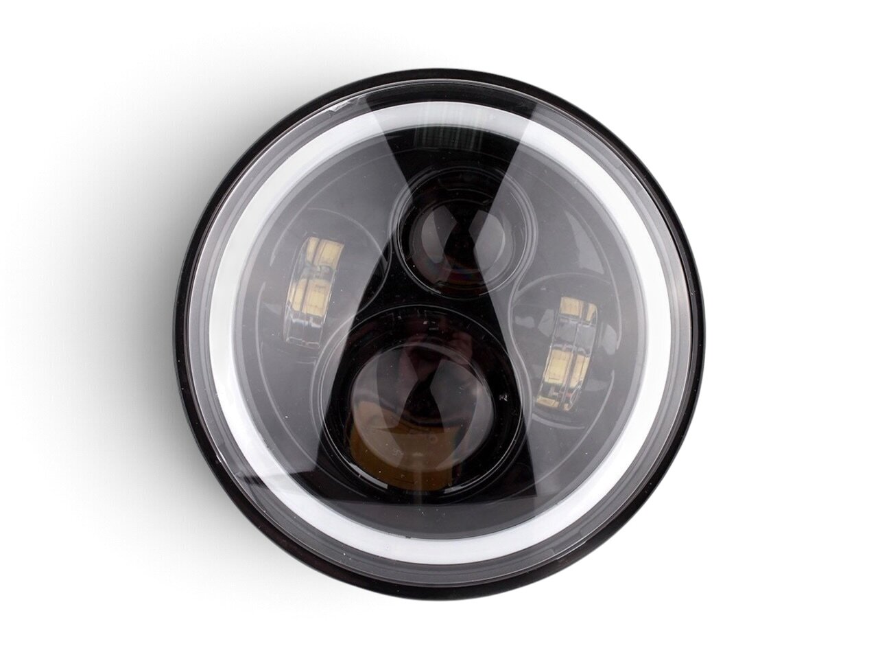Світлодіодна LED фара 75Вт Нива, УАЗ 469, ВАЗ 2101, 2121, FJ Cruiser, мотоцикл, мото 7 дюйм