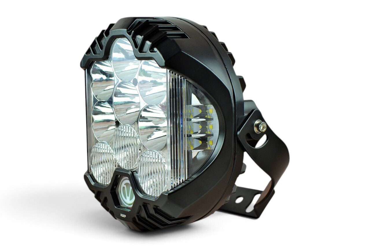 Фара LED прямокутна 96W 6000K Комбіноване світло  (Ø20см* 8см)