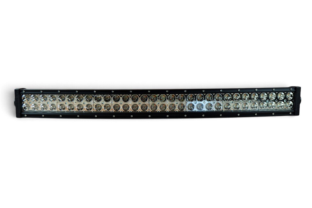 Светодиодная LED Панорамная Балка с Пультом Белый + Желтый свет + стробоскоп 81см 180Вт (светодиоды 3w x60шт)