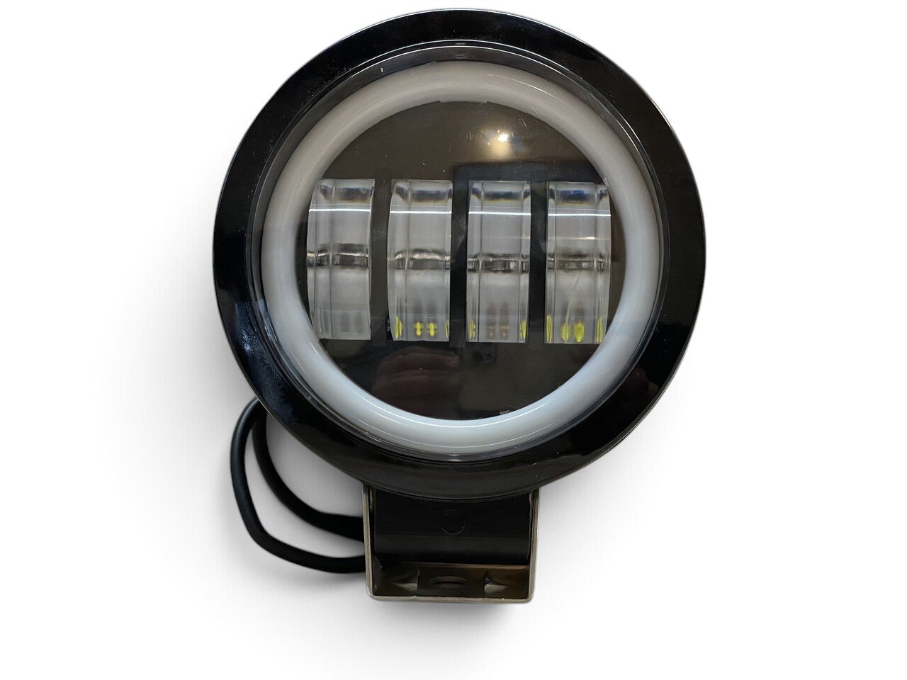 Додаткова світлодіодна LED-фара 40 Вт кругла з ДХО  з чіткою світлотіньовою межею
