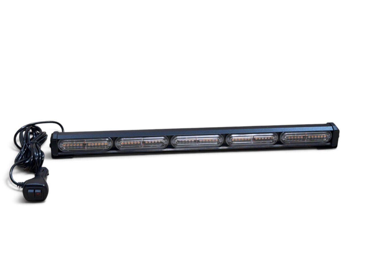 LED балка стробоскоп на дах 60W, мигалка жовте світло, прикурювач 12-24В (51см*5см*4см)