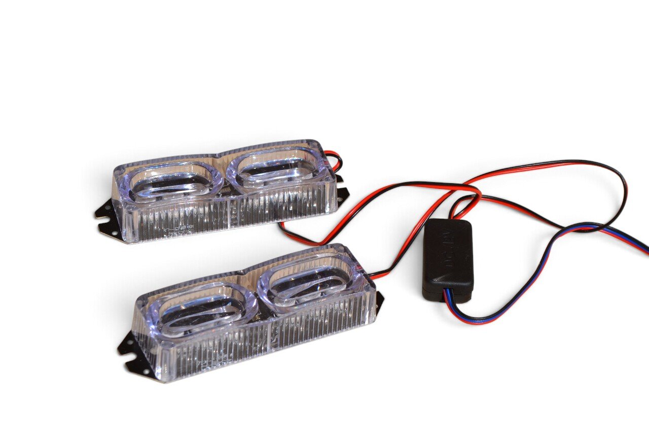 Стробоскоп Lux tar (ZW-320W, комплект 2 штуки, червоно-синій)