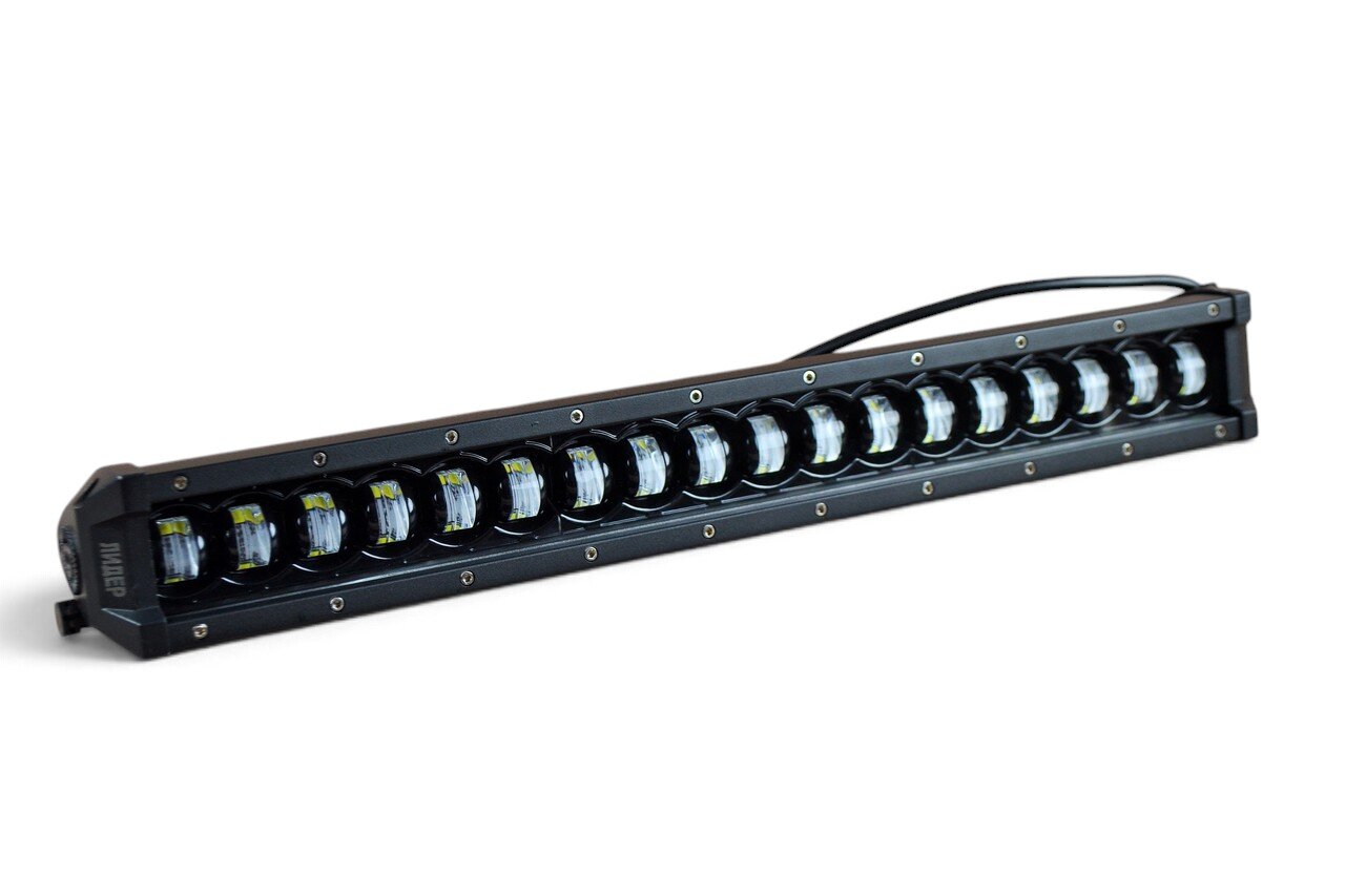 Світлодіодна балка LED F1 81Вт 18 LED (43 см) чітка світлотінева межа, ближнє світло надяскраве