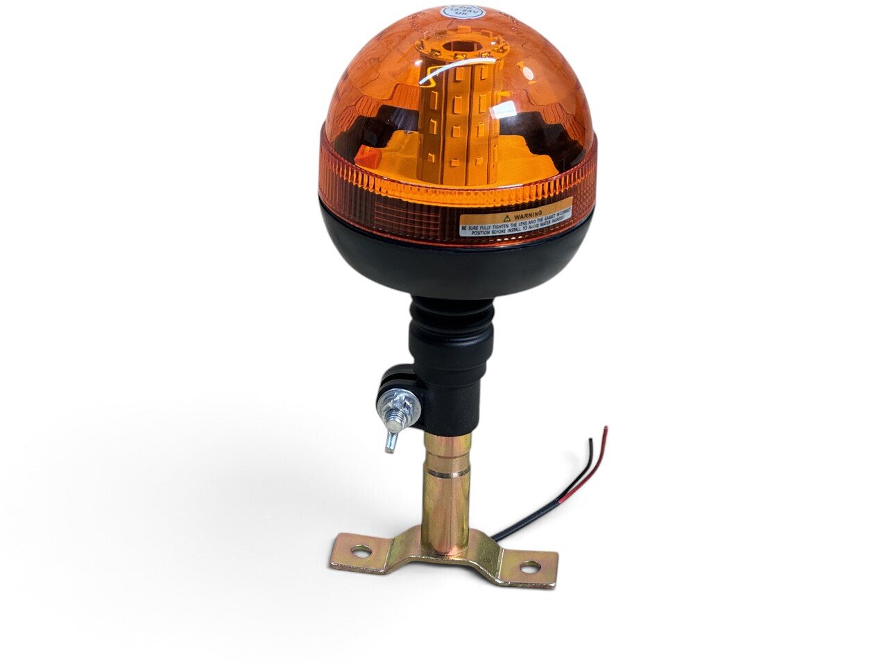 Світодіодна LED Мигалка з кронштейном, жовта на 3-режима на (12-24v)