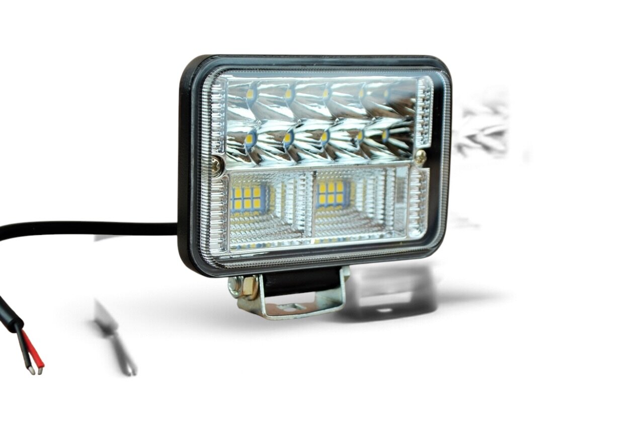 Фара LED прямокутна 78W 6000K (26 діодів) (11см х 10см х 6.5см)