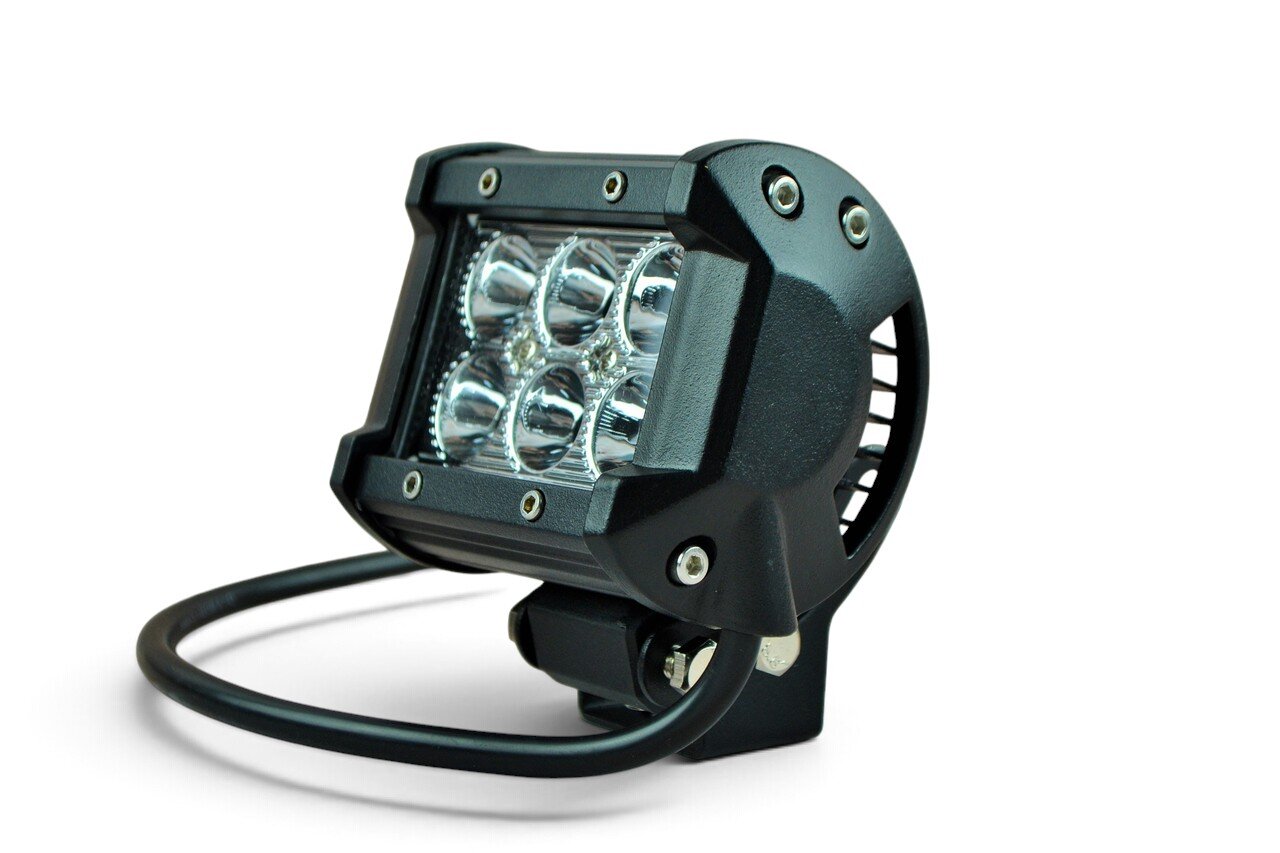 Світлодіодна LED фара 18Вт (світлодіоди 3w 6шт) Вузький промінь