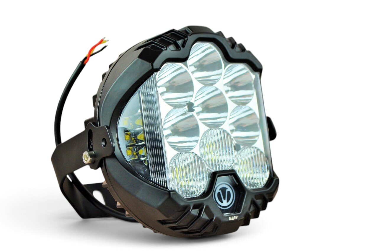 Фара LED Кругла 63W 6000K комбіноване світло (Ø12см * 5см)