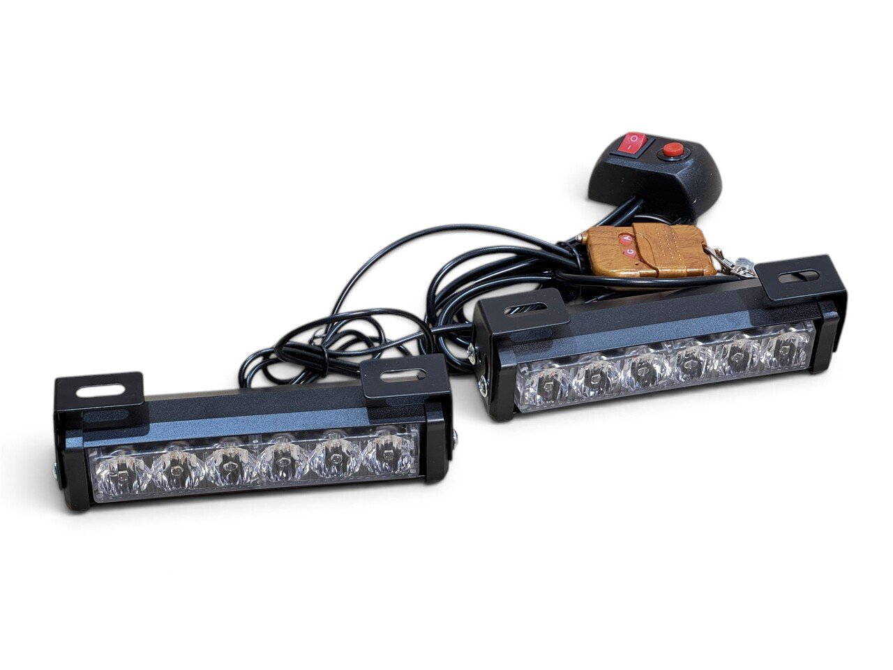 Комплект LED мигалок / проблискових вогнів (2 шт) 9–80V для техніки