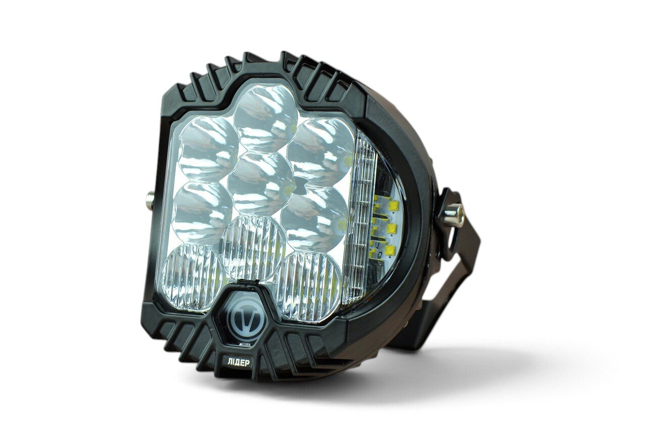 Фара LED кругла 81W 6000K Дальнє + ближнє світло (Ø16см* 6,5см)