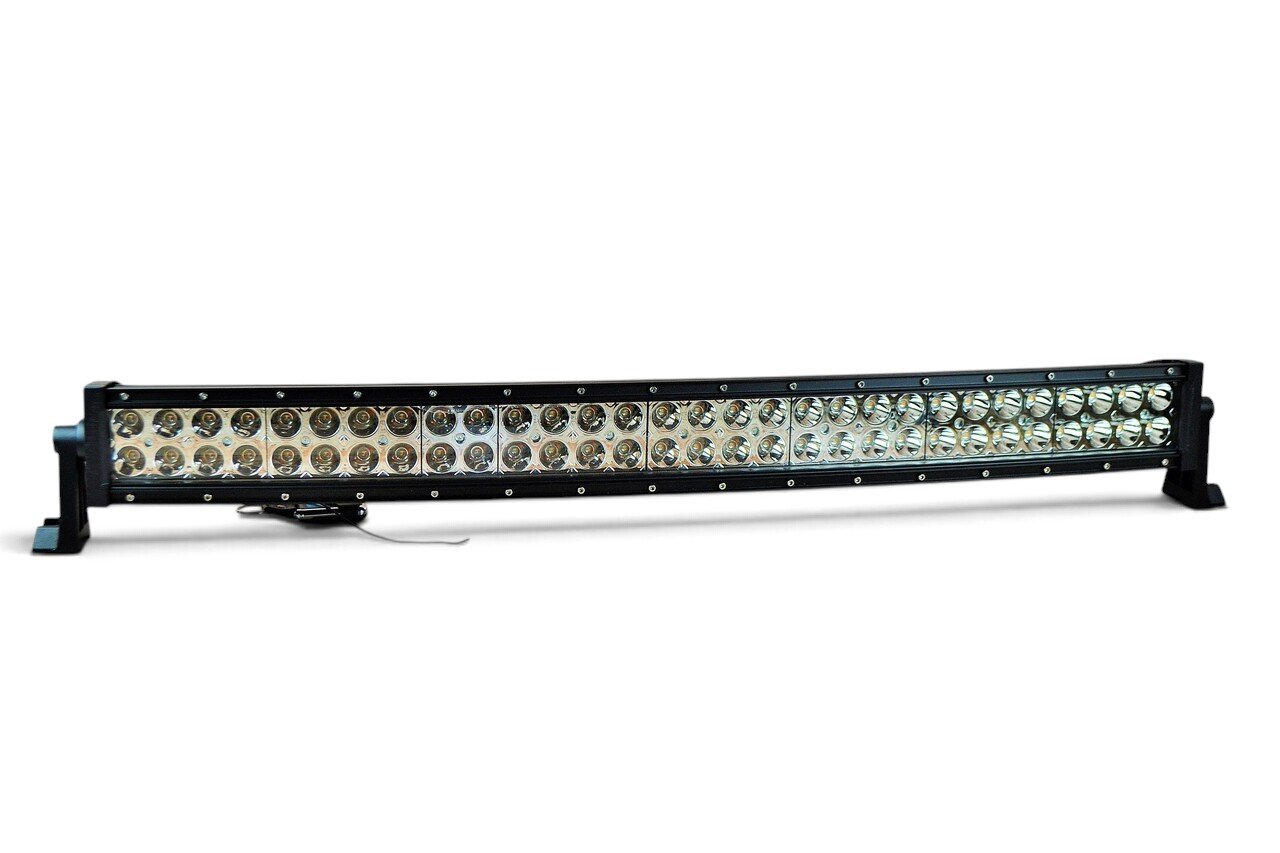 Светодиодная LED Панорамная Балка с Пультом Белый + Желтый свет + стробоскоп 106см 240Вт (светодиоды 3w x 80шт)