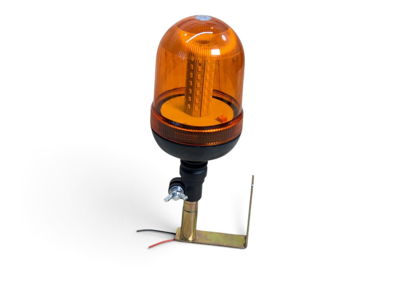 Світлодіодна LED мигалка з кронштейном, жовта на 3 режими (12-24v)