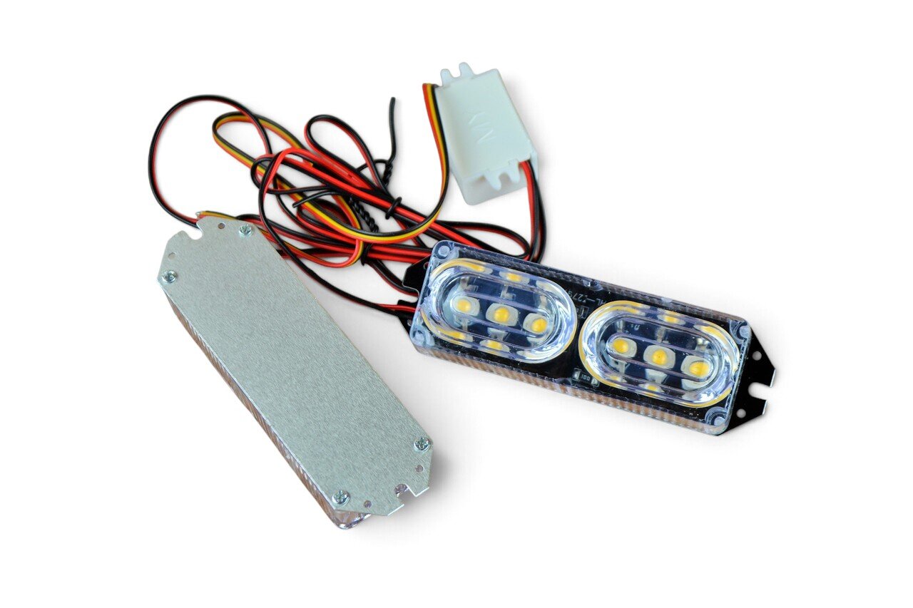 Стробоскоп Lux tar (ZW-320W, комплект 2 штуки, жовтий стробоскоп)