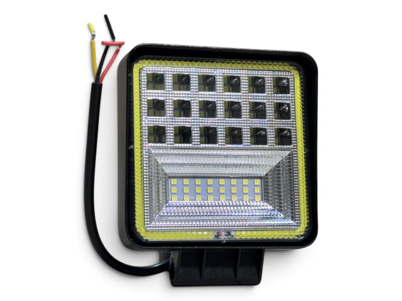 Світлодіодна LED фара робоча 126W комбінований луч + Білий габарит ДХО