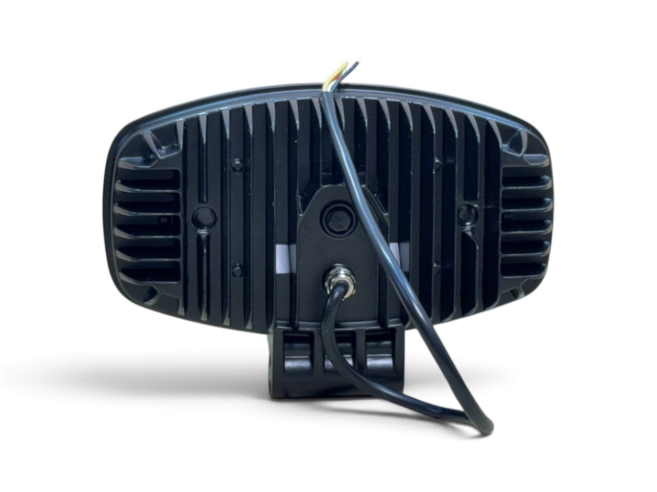 Світлодіодна LED фара 75W (овал) Біле + Жовте світло + Жовтий габарит (240×80×55 мм)