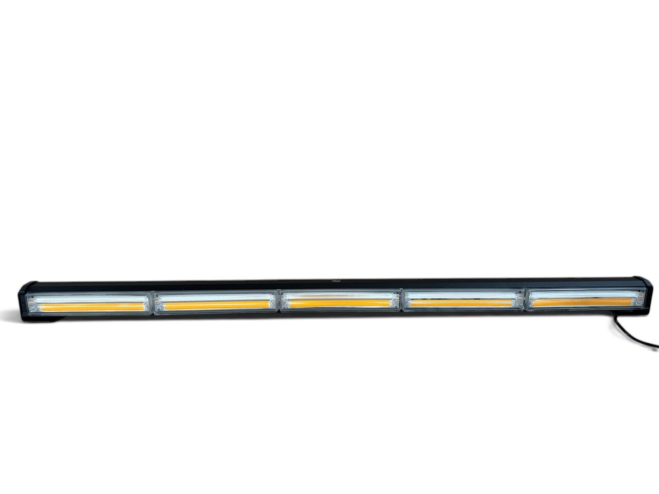 LED балка стробоскоп жовта 5 секцій (73 см, 5P-COB)