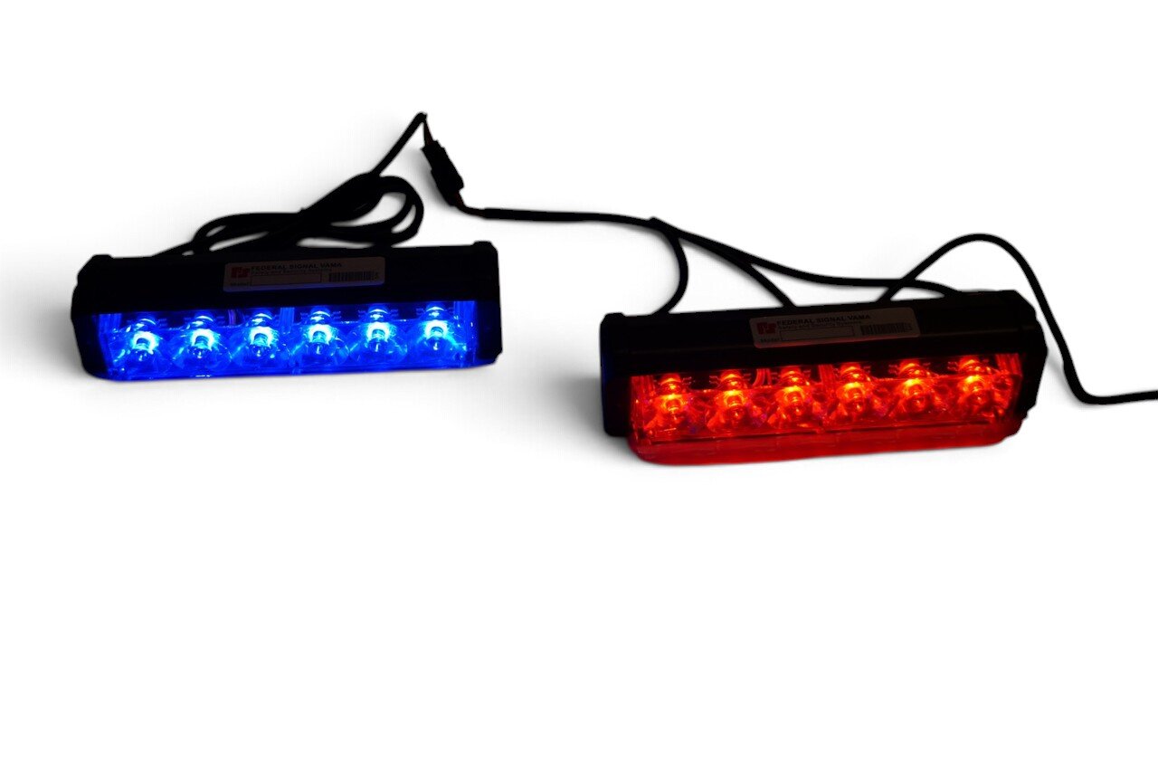 LED фара зі стробоскопом (12Вольт 36W, червоний-синій або білий, з пультом)