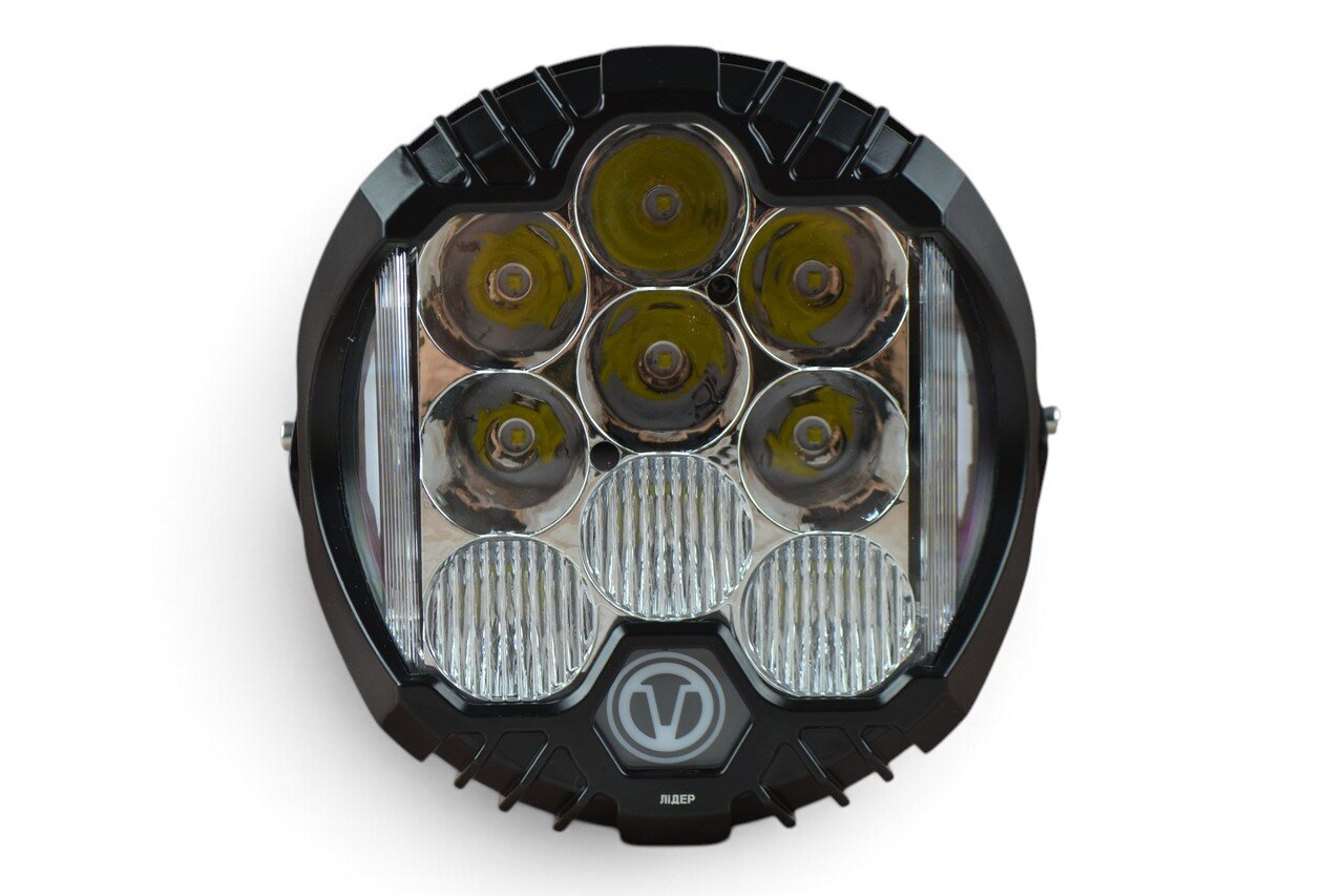 Фара LED прямокутна 96W 6000K Комбіноване світло  (Ø20см* 8см)