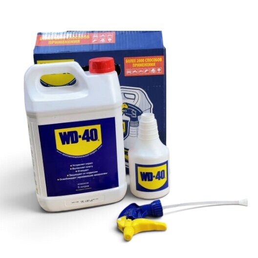 Універсальне мастило WD-40 5 л каністра + тригер
