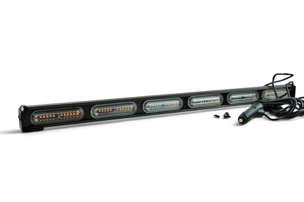 LED балка стробоскоп на дах 90W, мигалка жовте світло, прикурювач 12-24В (77см*5см*4см)