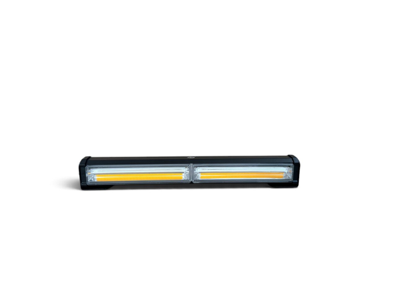 LED балка стробоскоп жовта 2 секції (30 см, 2P-COB)
