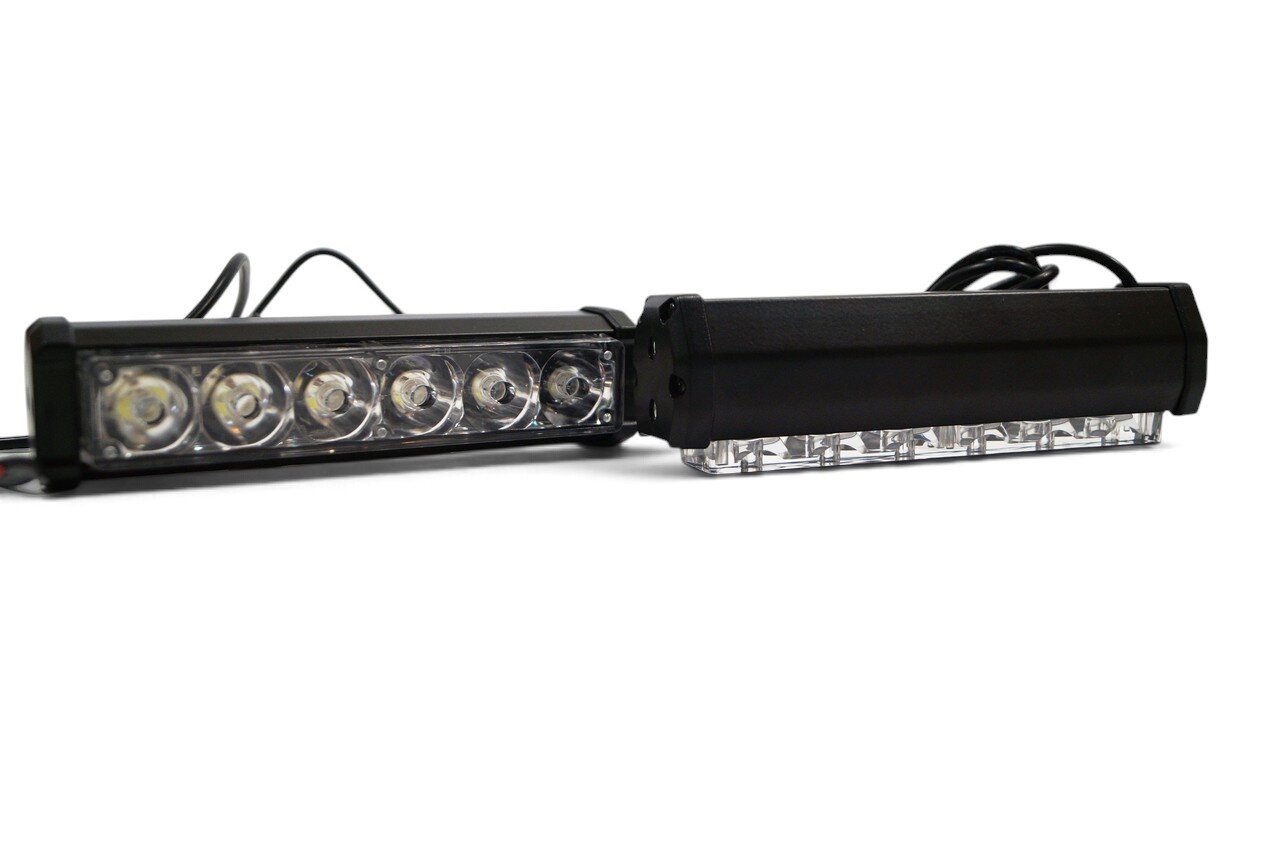 LED фара зі стробоскопом (12Вольт 36W, червоний-синій або білий, з пультом)