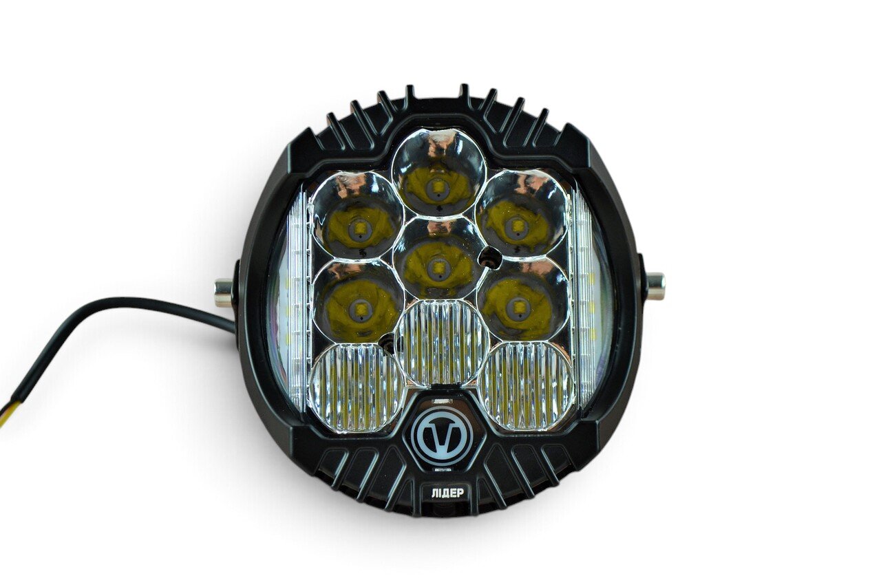 Фара LED кругла 81W 6000K Дальнє + ближнє світло (Ø16см* 6,5см)