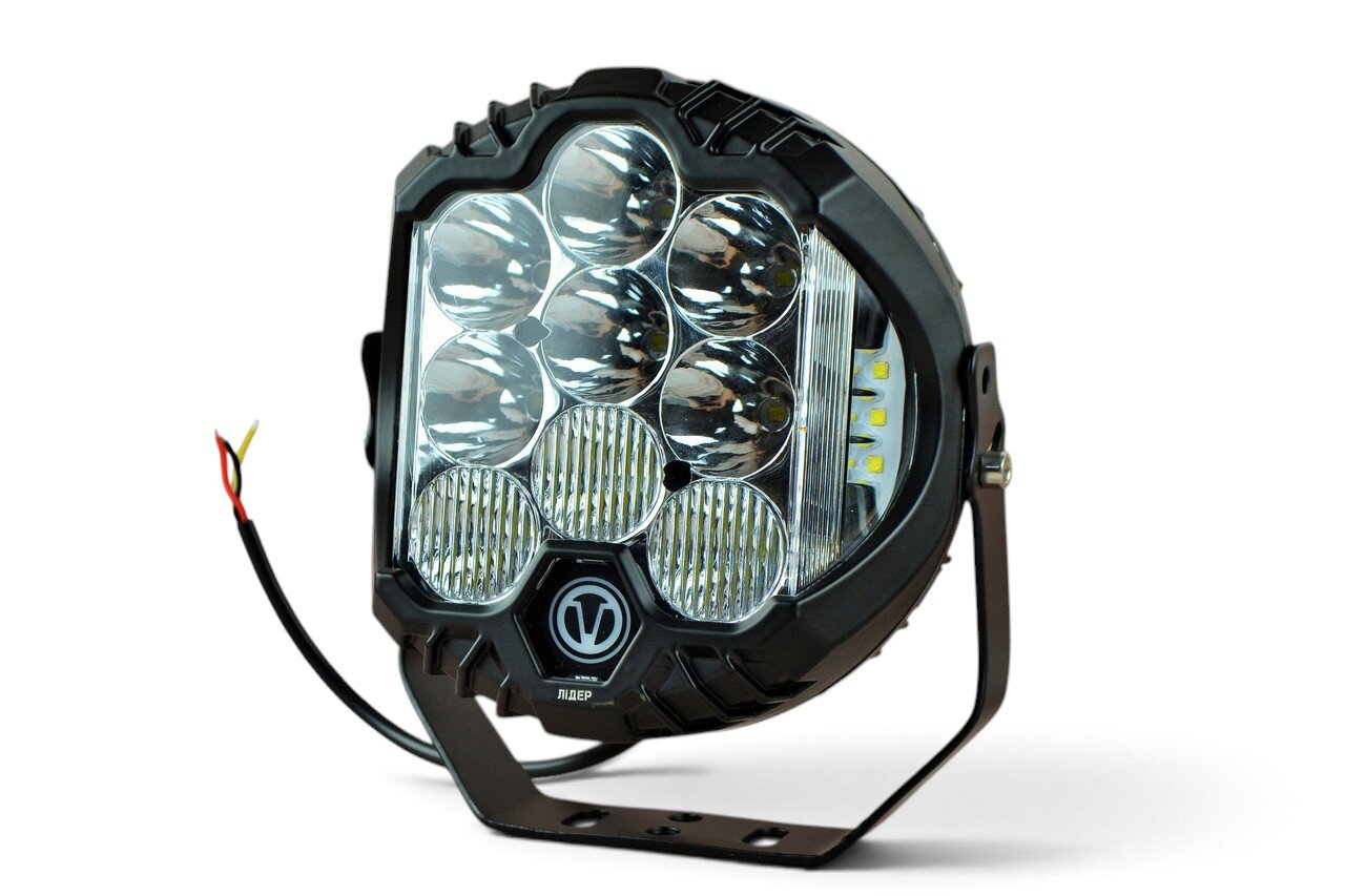 Фара LED Кругла 63W 6000K комбіноване світло (Ø12см * 5см)