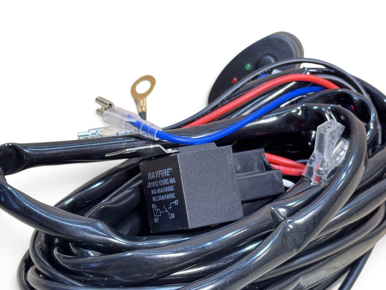 Проводка для LED балки з реле та кнопкою 12V/24V (2 режими)