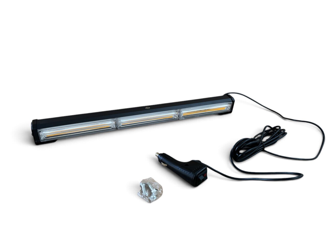 LED балка стробоскоп жовта 3 секції (45 см, 3P-COB)