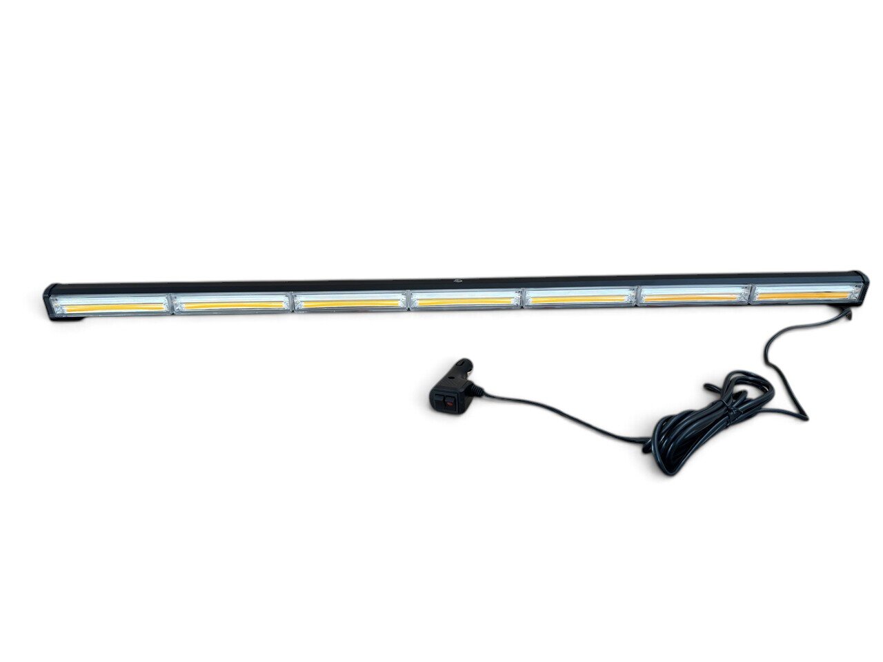 LED балка стробоскоп жовта 7 секцій (101 см, 7P-COB)