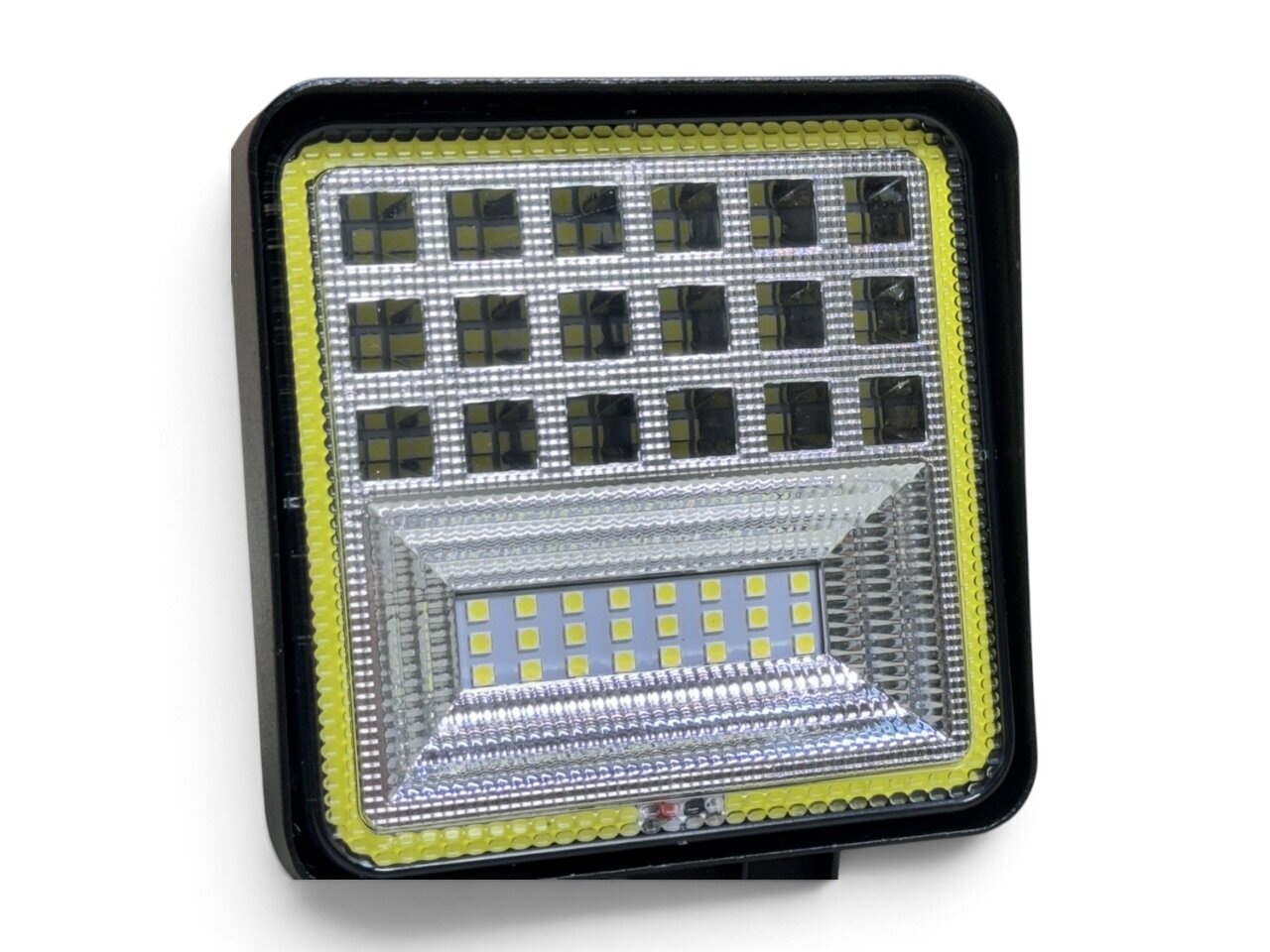 Світлодіодна LED фара робоча 126W комбінований луч + Білий габарит ДХО