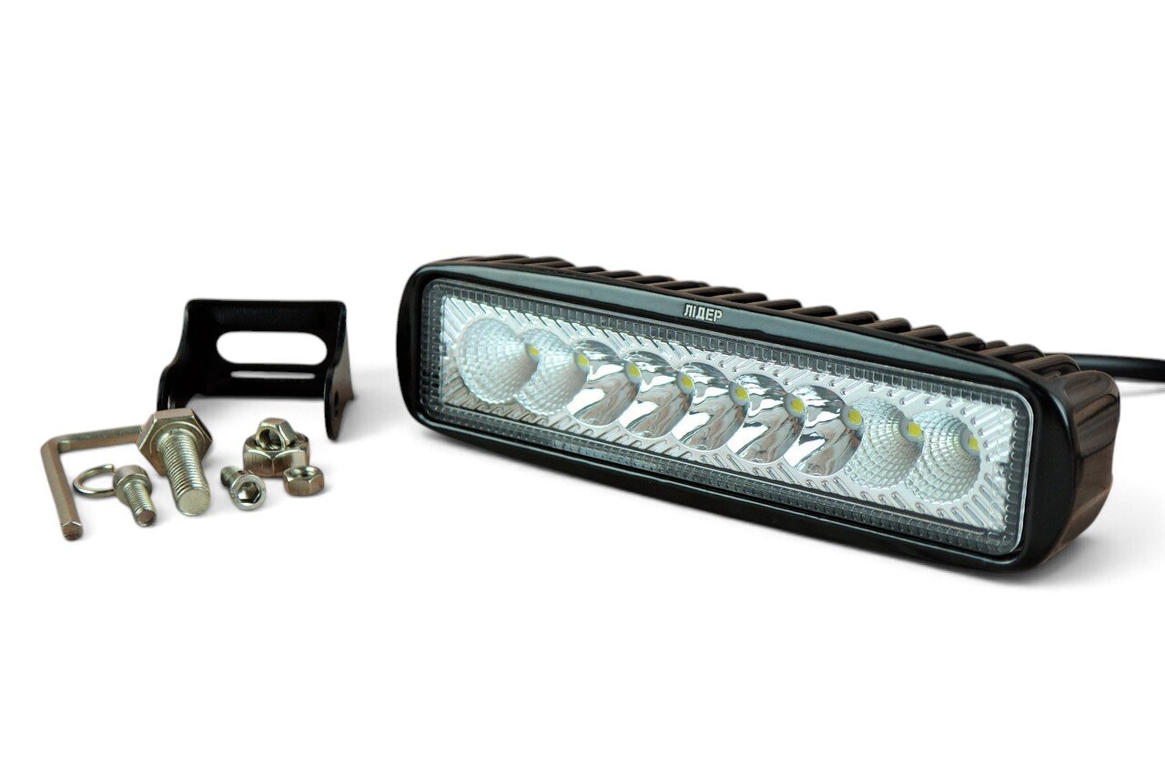 Світлодіодна LED фара 27Вт Комбо світло (світлодіоди 3w 9шт)