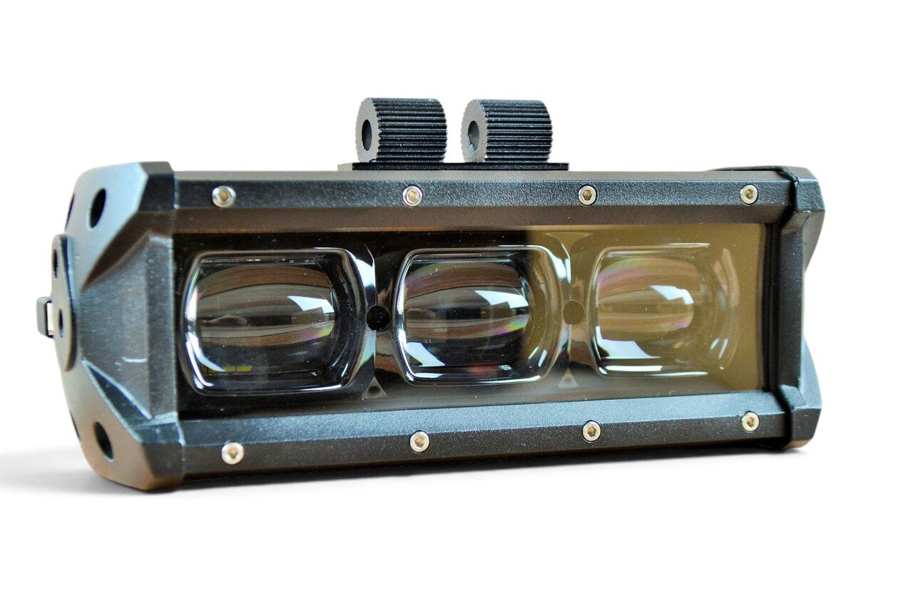 LED балка WG-30W (3 линзы, 21см) 30вт Сверхяркий дальний свет