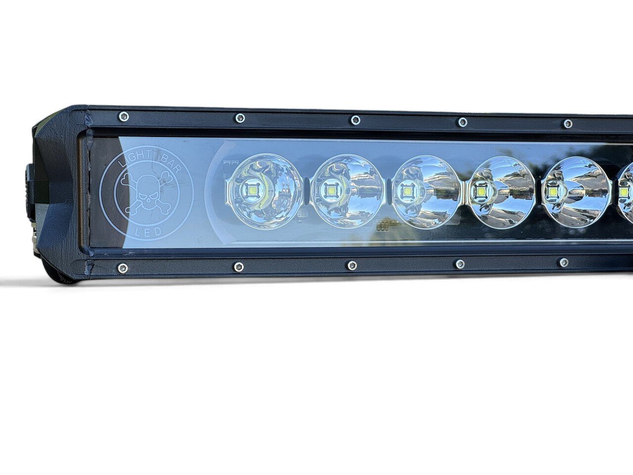 Пряма LED балка 210Вт 12–30В, 101,5×8 см, комбіноване світло з боковими габаритами