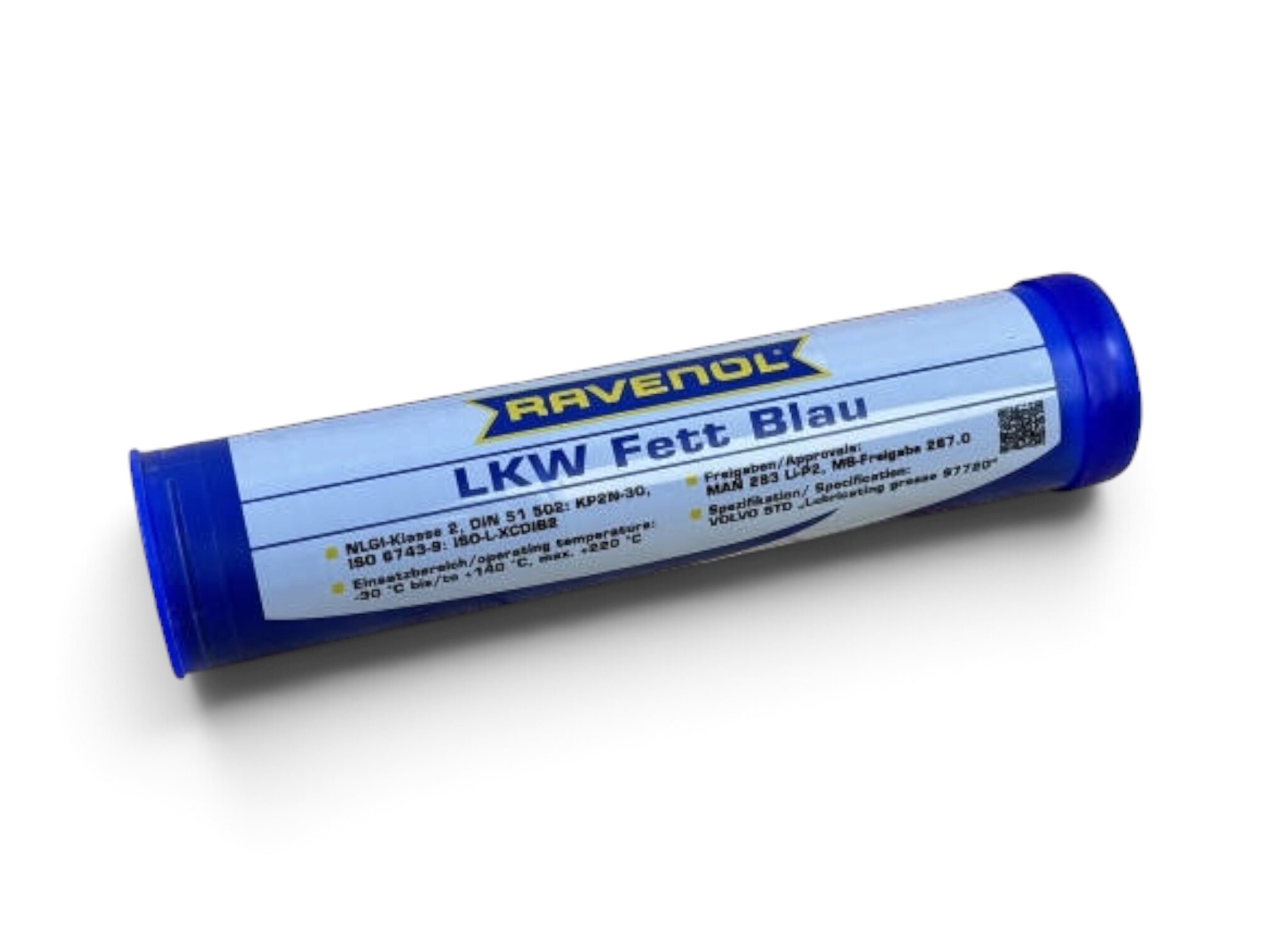 Мастило літієве (пластичне) Ravenol LKW FETT BLAU (0.4кг) +140°C
