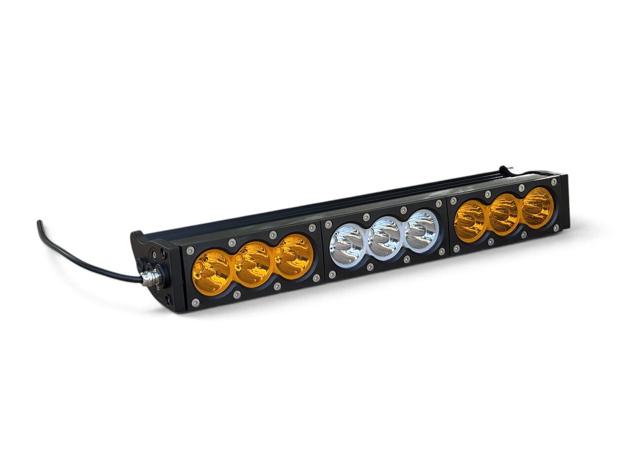 Світлодіодна балка 90W (9 діодів 43 см, комбіноване світло: білий, жовтий або разом)