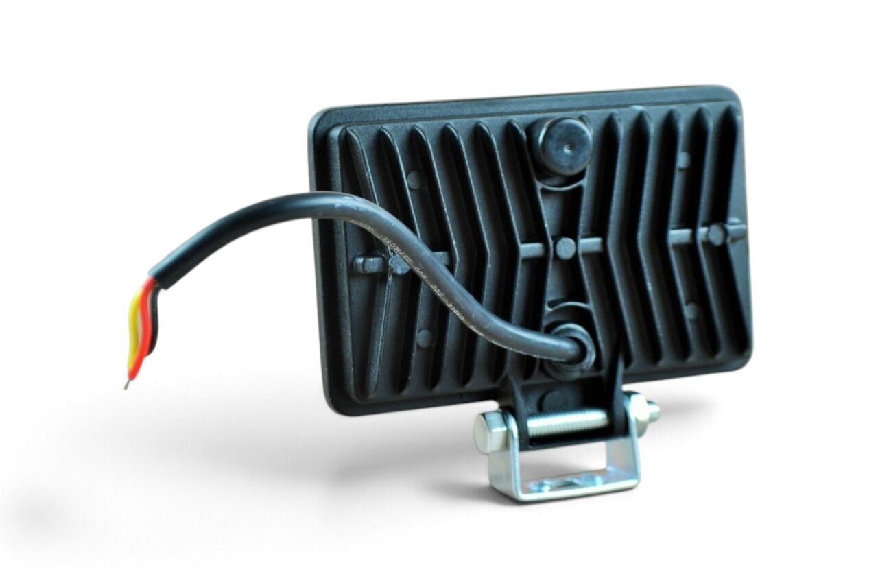 Фара LED прямокутна 108W 6000K (36 діодів) (13,5 см х 9 см х 3см) (ближний + дальний)