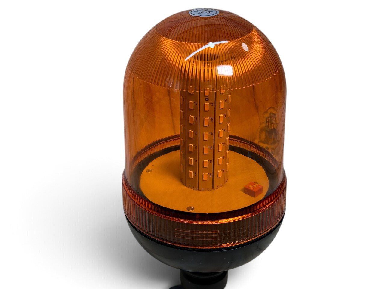 Світлодіодна LED мигалка з кронштейном, жовта на 3 режими (12-24v)