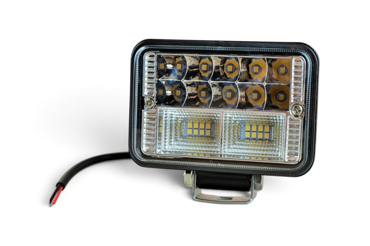 Фара LED прямокутна 78W 6000K (26 діодів) (11см х 10см х 6.5см)