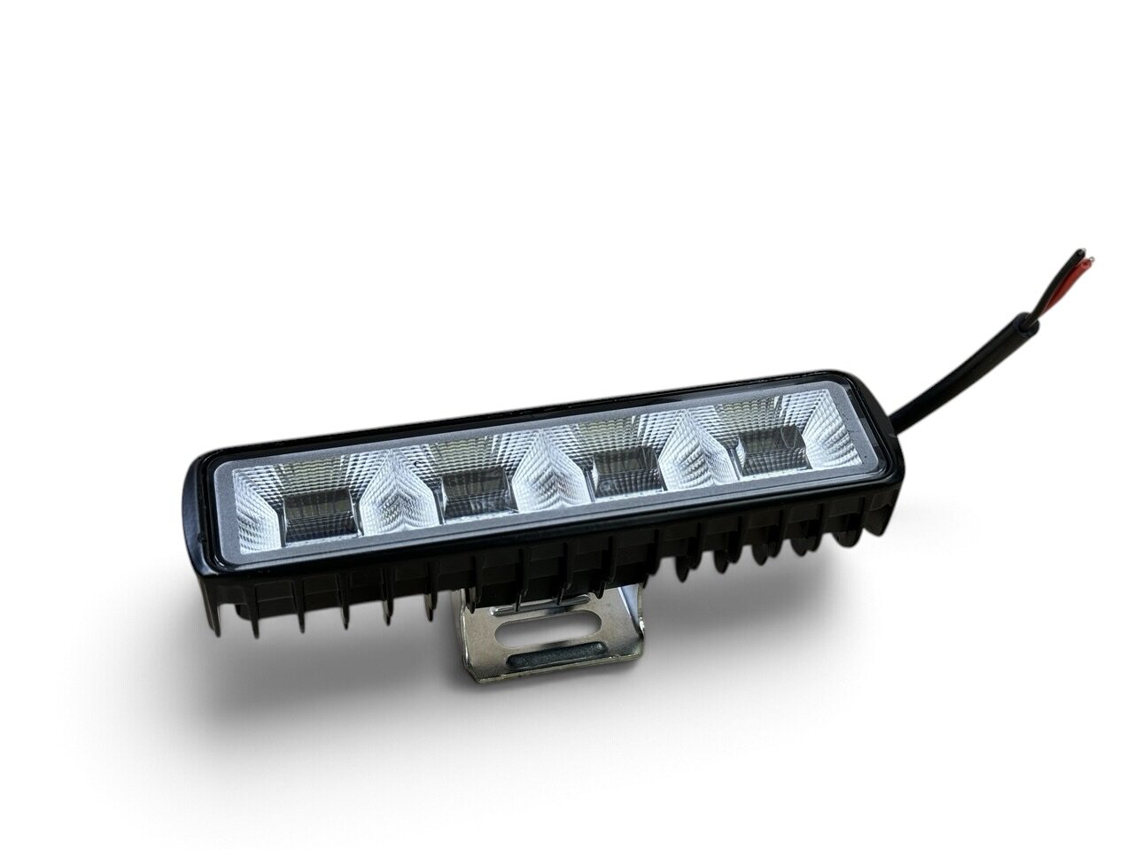 LED фара 48Вт прямокутна (кобміноване світло) H-4F-32