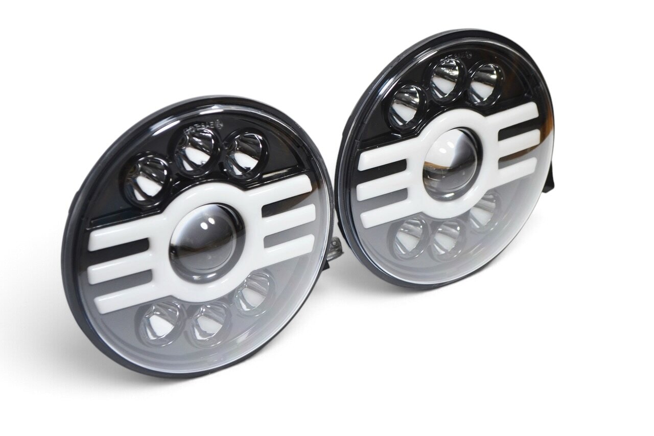 Світлодіодна LED фара 75Вт Нива, УАЗ 469, ВАЗ 2101, 2121, FJ Cruiser, мотоцикл, мото 7 дюйм (Універсальна)