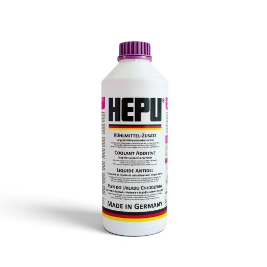 Антифриз фіолетовий 1,5л (Hepu) G12 EVO концентрат (1:1 -38°C) VAG TL-774-L P999-EVO12