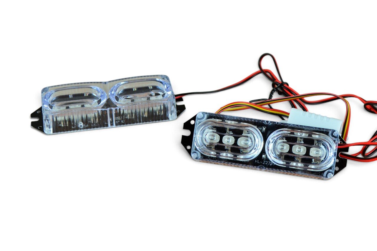 Стробоскоп Lux tar (ZW-320W, комплект 2 штуки, червоно-синій)
