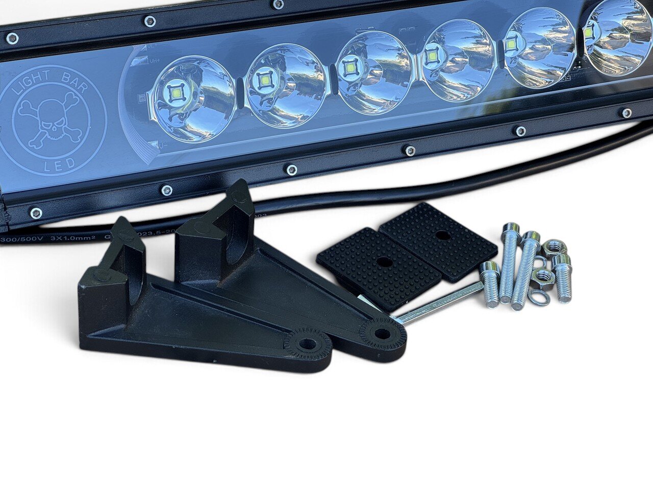 Пряма LED балка 150Вт 12–30В, 77×8 см, комбіноване світло з боковими габаритами