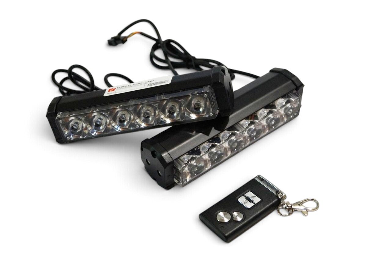 LED фара зі стробоскопом (12Вольт 36W, червоний-синій або білий, з пультом)