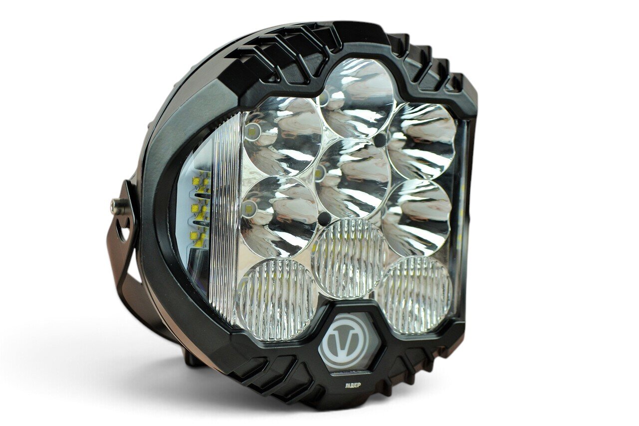 Фара LED прямокутна 96W 6000K Комбіноване світло  (Ø20см* 8см)
