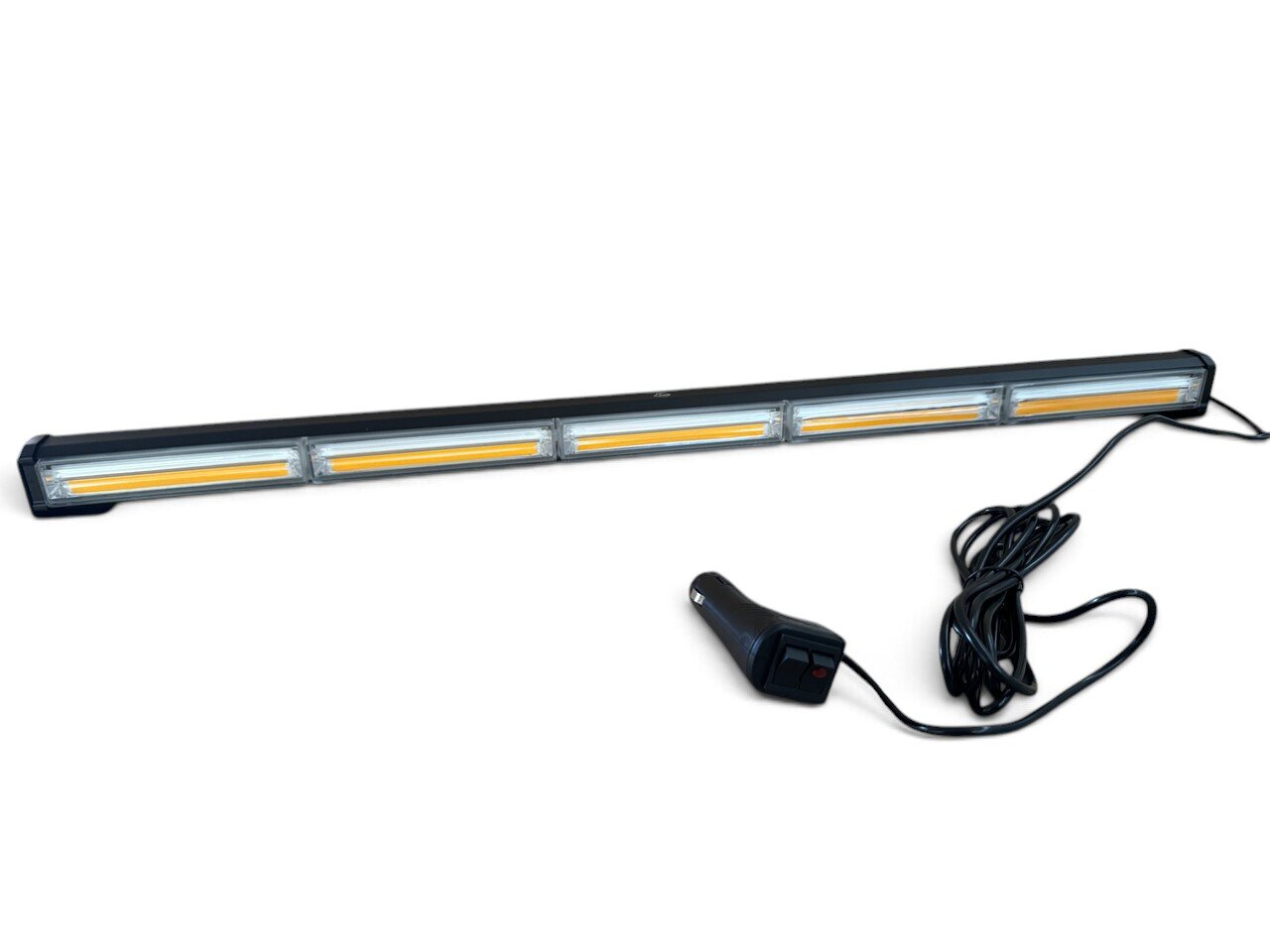 LED балка стробоскоп жовта 5 секцій (73 см, 5P-COB)