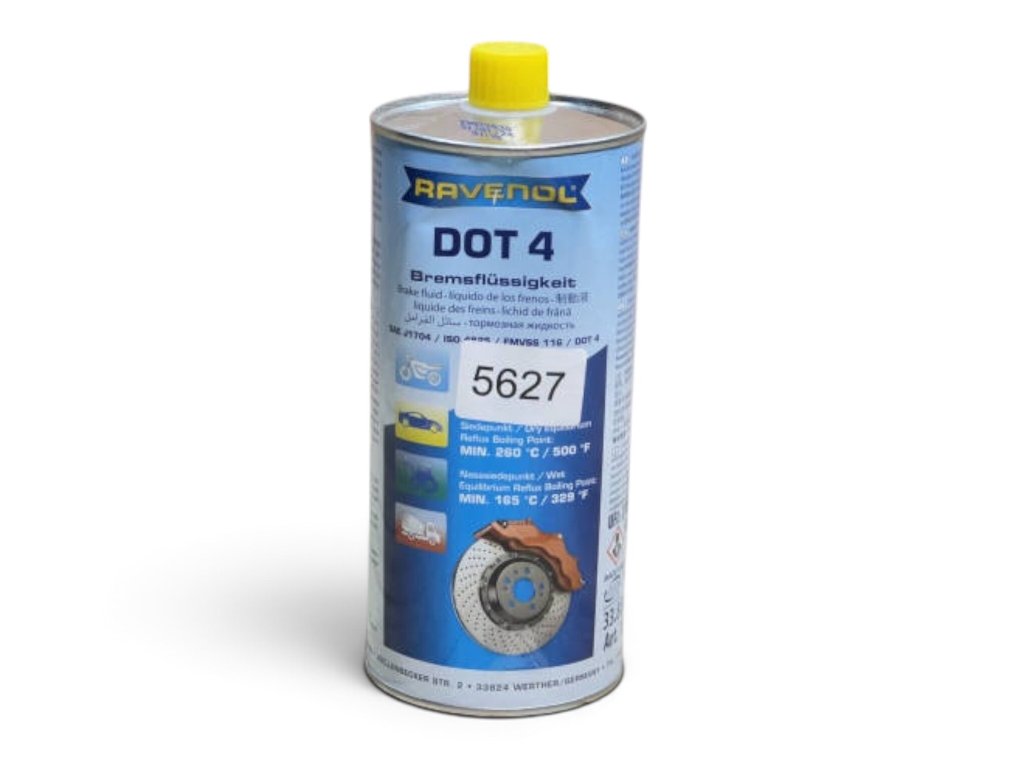 Гальмівна рідина Ravenol DOT-4 1л